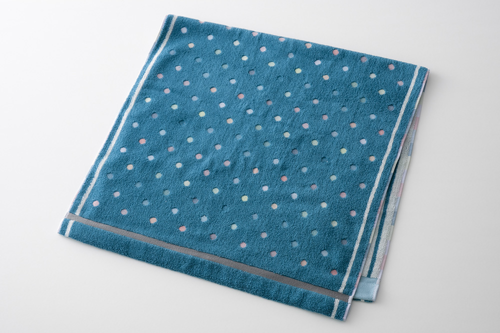 ターコイズ×ライトグレー