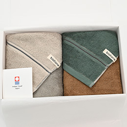 biotone（ビオトーン）ギフトセット（ベージュ×ウォームグレー・モス×ブロンズ）(BT×2枚入)