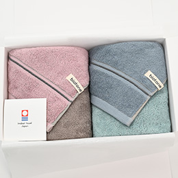 biotone（ビオトーン）ギフトセット（ダスティーピンク×トープ・フォグブルー×ミント）(BT×2枚入)